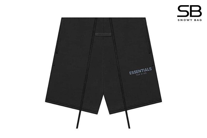 Quần Fear of God Essentials Shorts Black/Stretch Limo Đen thời trang và đẳng cấp
