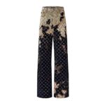 Quần Jean LV Monogram Bleached Denim Pants thời trang cao cấp