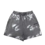 Quần Short Balenciaga Basic Logo Grey Baggy Dirty Fit thời trang cao cấp