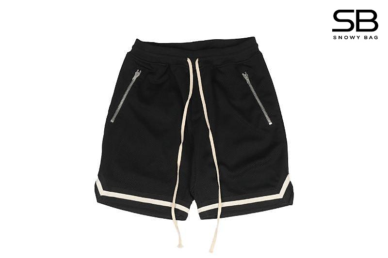Quần Short Fear of God Mesh Drop Shorts Black màu đen sang trọng
