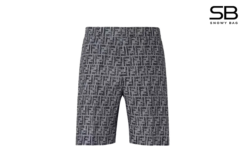 Quần Short Fendi Bermudas Blue FF Denim thời trang đẳng cấp