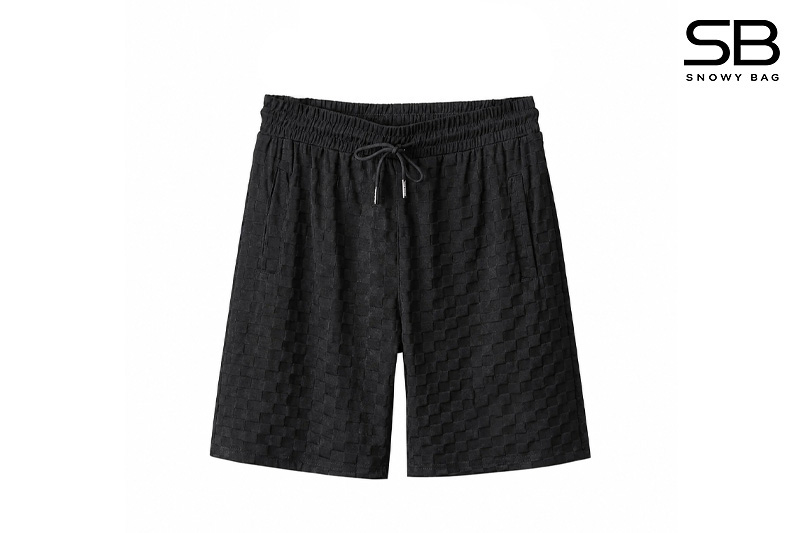 Quần Short LV Đen Damier phong cách thời trang cao cấp