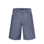 Quần Short LV Embroidered Chambray Short Xanh Dương thời trang cao cấp