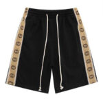 Quần Short Thun Gucci Màu Đen thời trang nam cao cấp