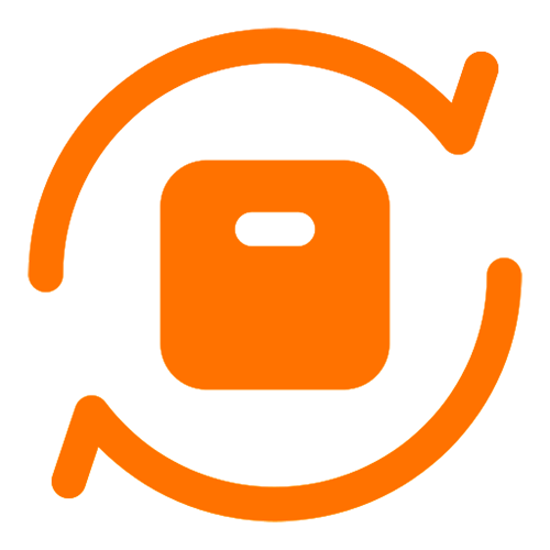 Icon đổi size màu cam
