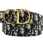 Thắt Lưng Dior Reversible Belt Gold CD Buckle 4CM sang trọng