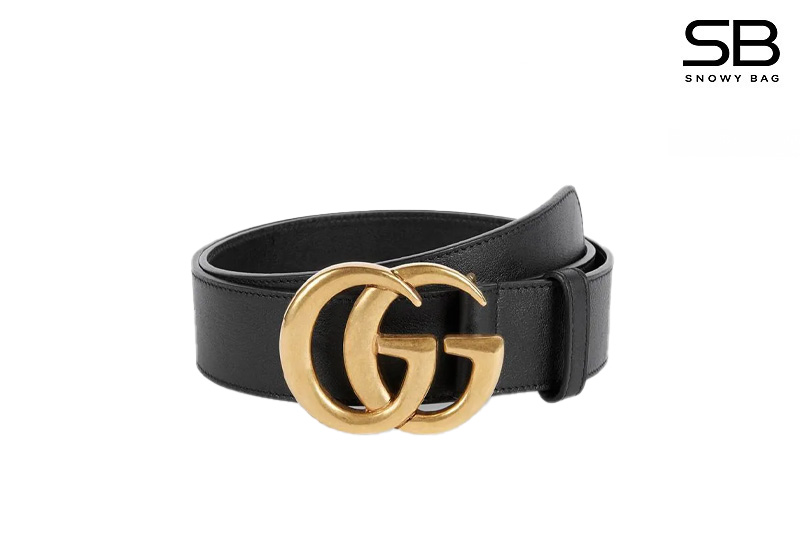 Thắt Lưng Gucci GC Belt With Double G Buckle 30mm sang trọng