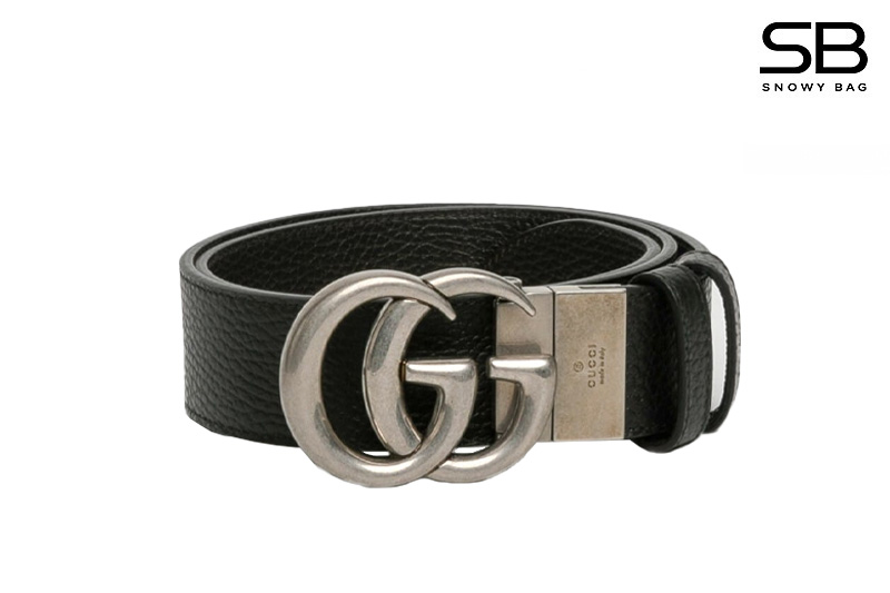 Thắt Lưng Gucci Marmont Reversible Belt In Black Brown Leather 38MM sang trọng