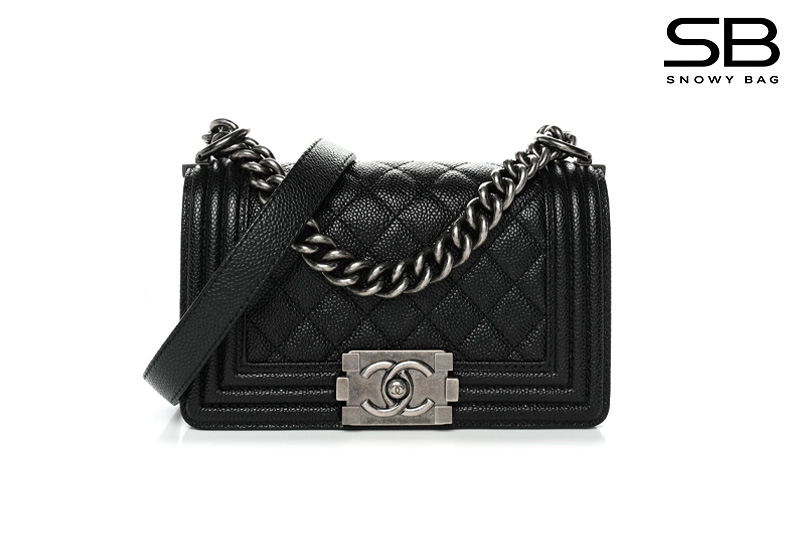 Túi Chanel Le Boy Small Black Caviar SHW sang trọng và đẳng cấp
