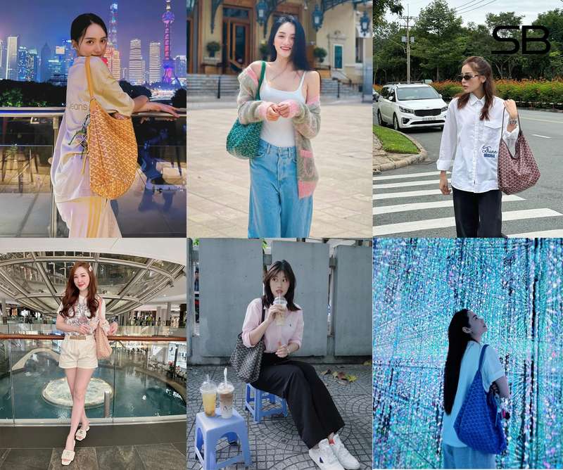 Các idol Việt Nam chuộng túi Goyard