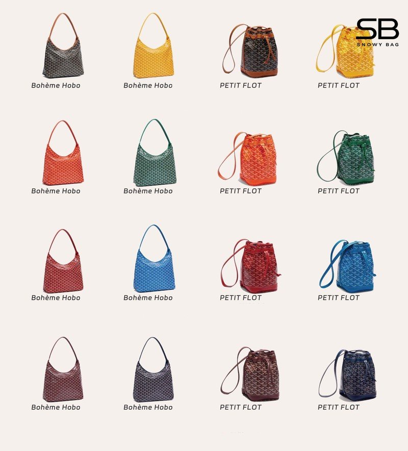 Các mẫu túi Goyard Bohème và Goyard Petit Flot