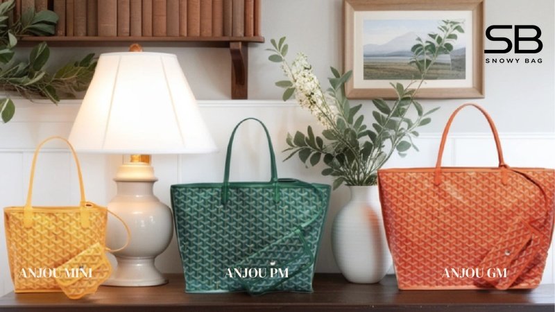 3 kích thước túi Goyard Anjou