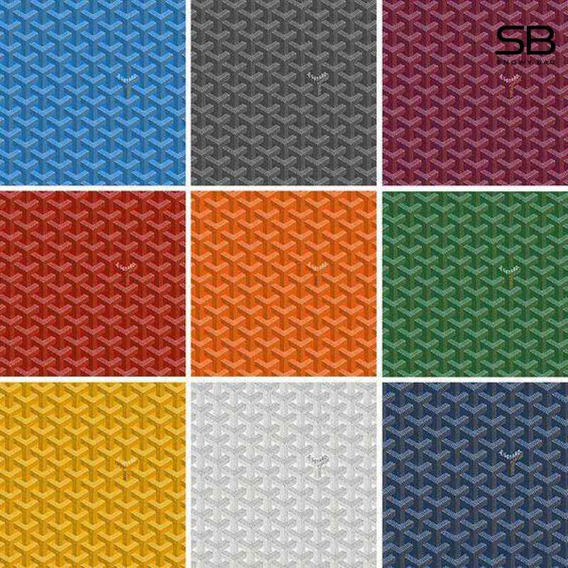 Họa tiết Chevron đặc trưng trên túi Goyard