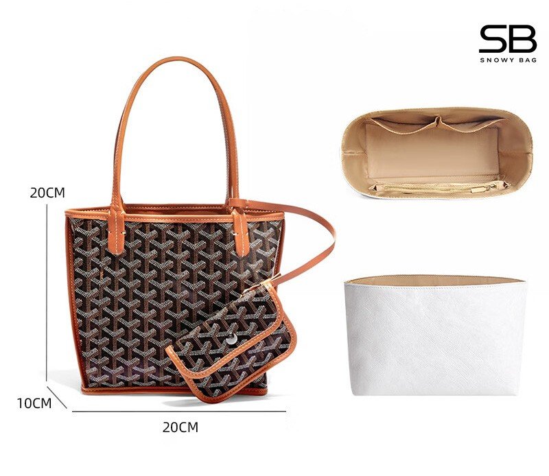 Kích thước túi Goyard Anjou trung bình