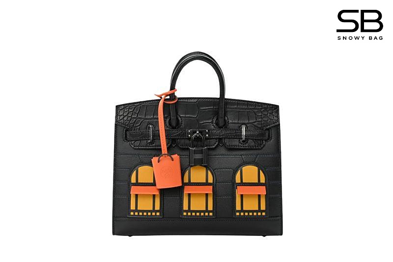 Túi Hermes Birkin 20 Sac Faubourg Midnight Matte Alligator Madame Swift sang trọng