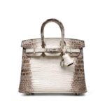 Túi Hermes Birkin 25 Himalaya Crocodile Cá Sấu Bạch Tạng sang trọng