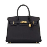 Túi Hermes Birkin 30 Noir Black Togo GHW sang trọng
