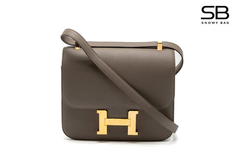 Túi Hermes Constance 24 Gris Etain Epsom GHW sang trọng và đẳng cấp