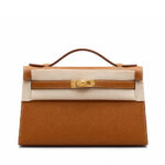 Túi Hermes Kelly Pochette 22 Gold Epsom GHW sang trọng và đẳng cấp