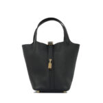 Túi Hermes Picotin PM 18 Noir TC GHW sang trọng và đẳng cấp