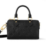 Túi LV Nano Speedy Monogram Empreinte Black M82450 Màu Đen sang trọng