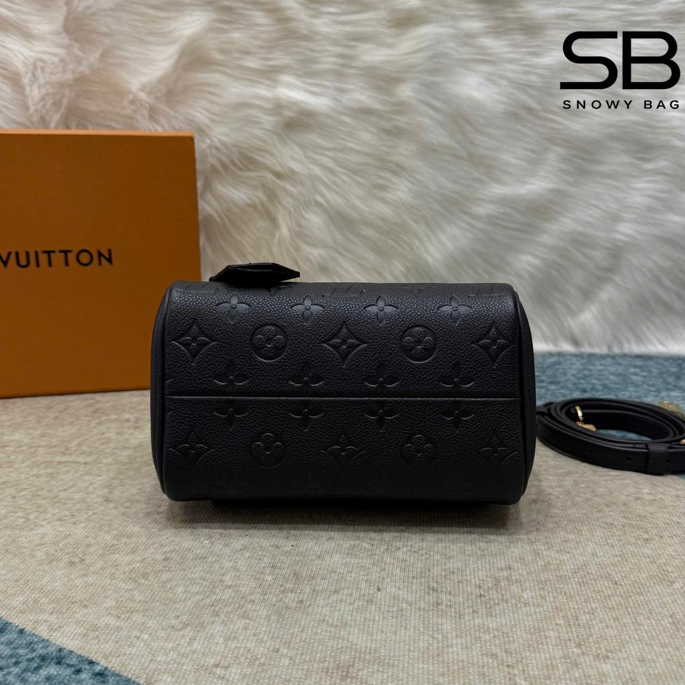 Túi LV Nano Speedy Monogram Empreinte Black M82450 màu đen sang trọng