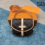 Túi LV Saumur BB Monogram Màu Nâu Kem sang trọng và thanh lịch