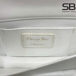 Túi Medium Dior Ange Bag White Macrocannage Lambskin màu trắng sang trọng