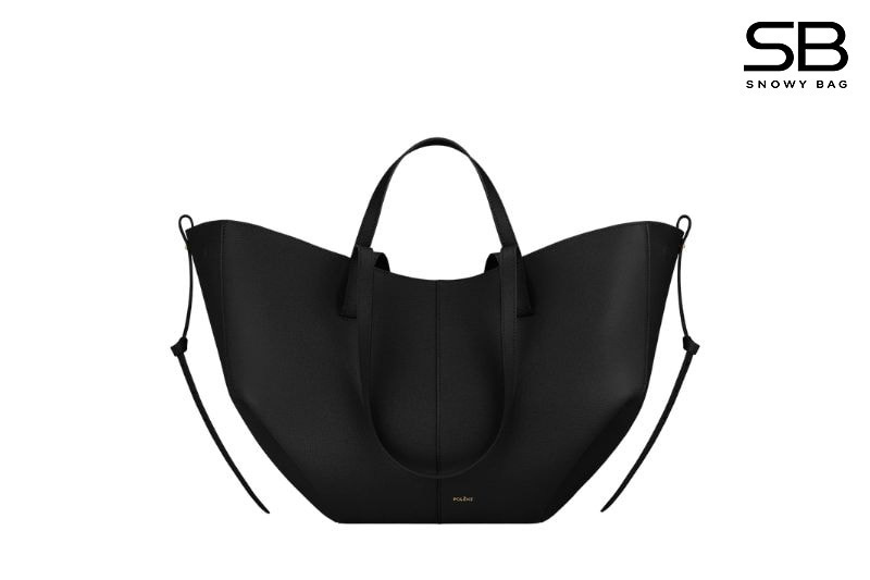 Túi Polene Cyme Edition Textured Black Màu Đen - hình 1