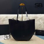 Túi Polene Cyme Edition Textured Black Màu Đen - hình 2