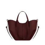 Túi Polene Cyme Mini Edition Textured Black Cherry Màu Đỏ - hình 1