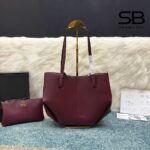 Túi Polene Cyme Mini Edition Textured Black Cherry Màu Đỏ - hình 2