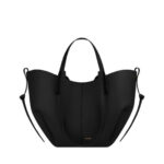 Túi Polene Cyme Mini Edition Textured Black Màu Đen - hình 1