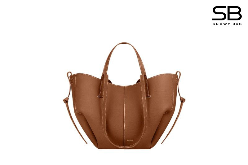 Túi Polene Cyme Mini Edition Textured Camel Màu Nâu - hình 1