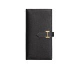 Ví Hermes Bearn Long Wallet Noir Black Epsom GHW màu đen sang trọng