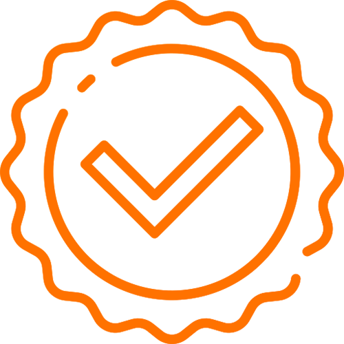 Icon bảo hành màu cam