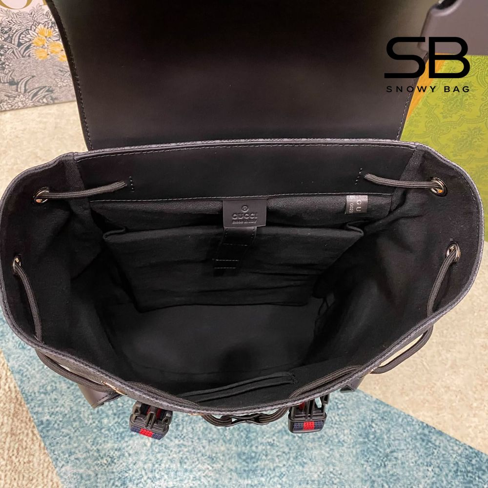 Ba Lô Gucci GG Backpack Black Đen 42CM sang trọng và thời thượng