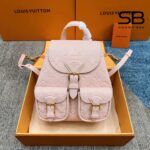 Ba Lô LV Backup Backpack M47074 Pink Opale Monogram Empreinte Hồng sang trọng