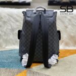 Ba Lô LV Christopher MM Backpack Damier Graphite 44CM với thiết kế tinh tế