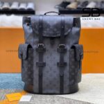 Ba Lô LV Christopher MM Backpack Monogram Eclipse Reverse Đen 44CM sang trọng
