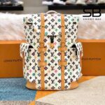 Ba Lô LV Christopher MM Backpack Vanilla Monogram Craggy 44CM sang trọng và đẳng cấp