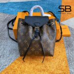 Ba Lô LV Montsouris Bb M45516 Monogram Black Leather sang trọng và thời thượng.