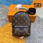 Ba Lô LV Palm Springs Mini Monogram Nâu 22CM sang trọng và thời thượng