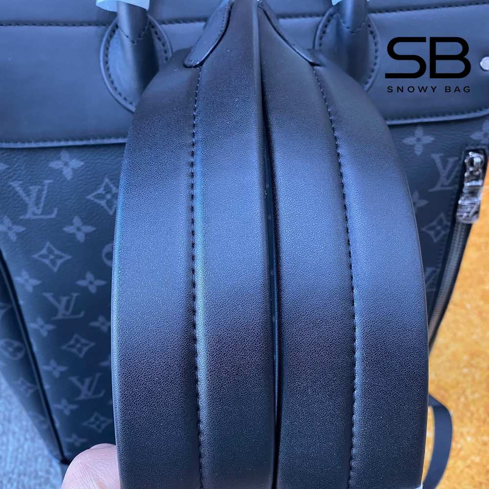 Ba Lô LV Steamer Backpack Monogram Eclipse Canvas Đen 45CM sang trọng