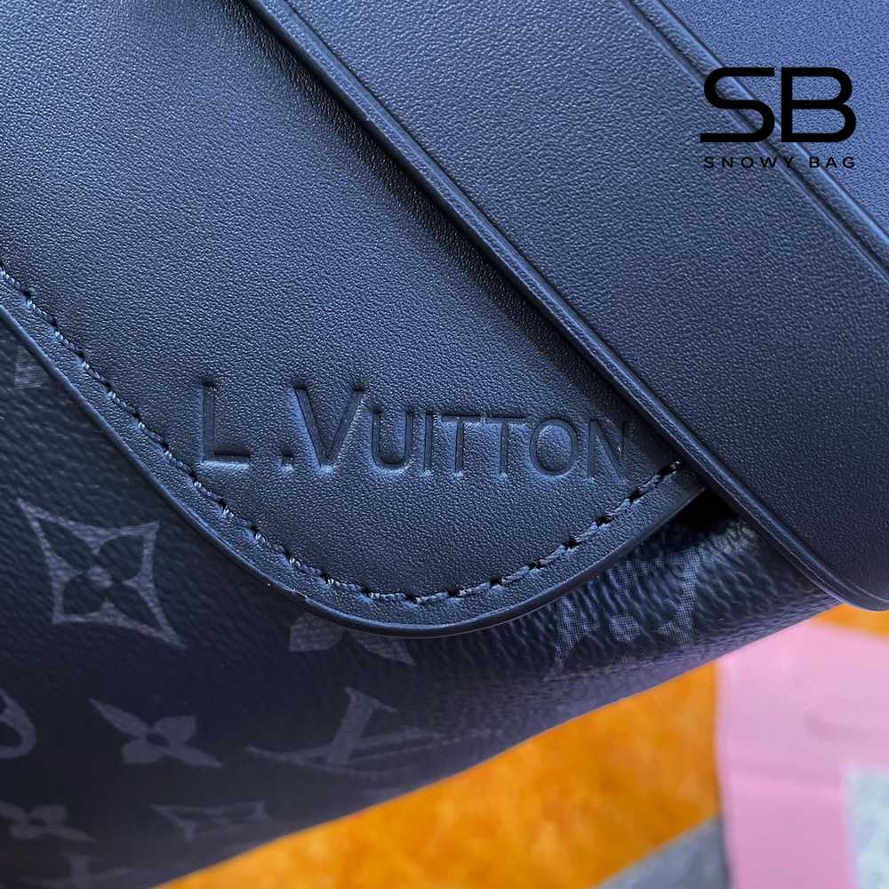 Ba Lô LV Steamer Backpack Monogram Eclipse Canvas Đen 45CM sang trọng