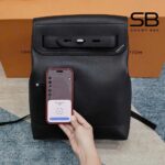 Ba Lô LV Touch Steamer Backpack H38 M27063 Black màu đen sang trọng