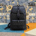 Ba Lô Small Dior Hit the Road Backpack Black Diamond Canvas Đen sang trọng và đẳng cấp.