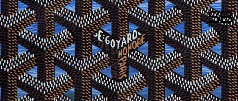 Chất liệu Goyardine Canvas trên túi Goyard