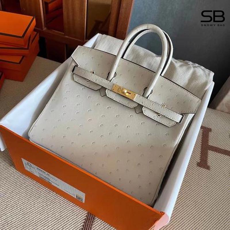 Hermès Birkin da đà điểu
