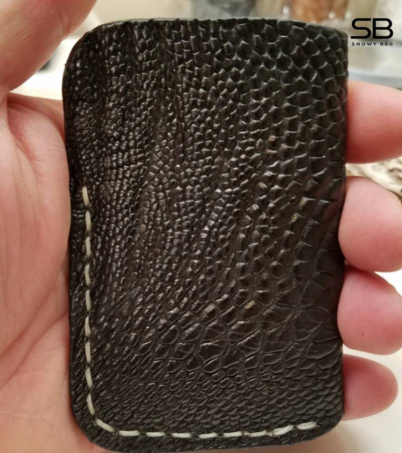 Ostrich Leg Leather - da phần chân đà điểu
